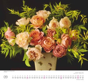 Geliebte Rosen 2025 – DUMONT Wandkalender – mit allen wichtigen Feiertagen – Format 38,0 x 35,5 cm