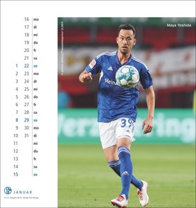 Schalke 04 Postkartenkalender 2025