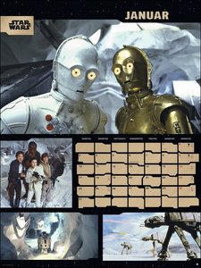 Star Wars Broschur XL Kalender 2022