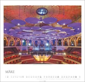 Die schönsten Konzertsäle Kalender 2025
