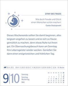 Jungfrau Sternzeichenkalender 2026