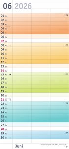 Bunte Wochen Planer für 2 2026