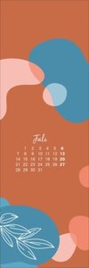 Pastel Art Lesezeichen & Kalender 2025