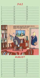 Uli Stein Geburtstagskalender 2025: Wandkalender