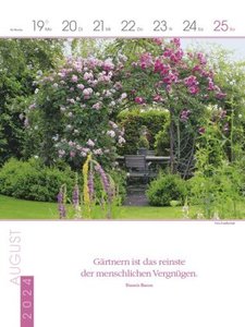Literaturkalender Gartenlust 2024