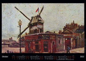 Ausgewählte Gemälde von Vincent Willem van Gogh 2022 - Black Edition - Timokrates Kalender, Wandkalender, Bildkalender - DIN A4 (ca. 30 x 21 cm)
