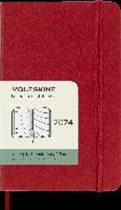 Moleskine 12 Monate Wochen Notizkalender 2024, Pocket/A6, Scharlachrot