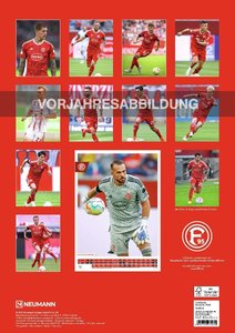 Fortuna Düsseldorf 2024 A3-Kalender - Fan-Kalender  Fußball-Kalender - 29,7x42 - Sport