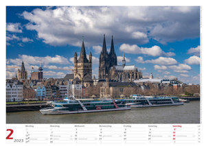 Der Rhein von Mainz bis Köln 2023 Bildkalender A3 cm Spiralbindung