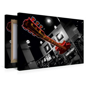 Premium Textil-Leinwand 45 cm x 30 cm quer Hard Rock Cafe