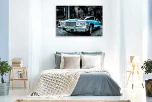 Premium Textil-Leinwand 120 cm x 80 cm quer Cadillac Eldorado