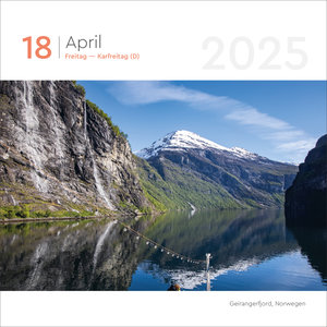 Tage am Wasser quer durch Europa - KUNTH 365-Tage-Abreißkalender 2025