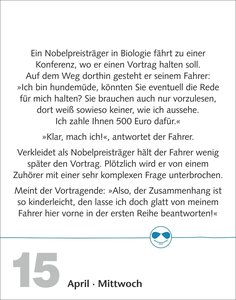 Beste Witze Tagesabreißkalender 2026