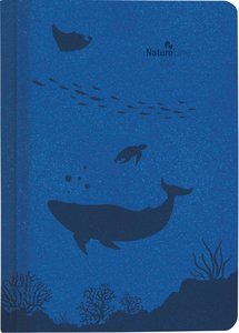 Buchkalender Nature Line Ocean 2024 - Taschen-Kalender A5 - 1 Tag 1 Seite - 416 Seiten - Umwelt-Kalender - mit Hardcover - Alpha Edition