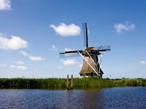 CALVENDO Puzzle Windmühle in Friesland - Molen in Fryslan 1000 Teile Puzzle quer