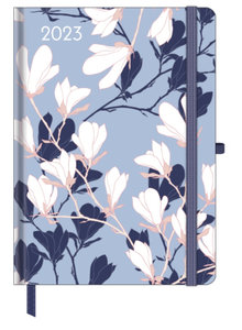 GreenLine Diary Floral 2023 - Buchkalender - Taschenkalender - 16x22
