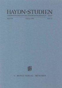 Haydn-Studien Bd.7 Heft 3/4