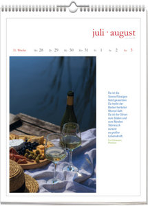 Literarischer Wein - Kalender 2025