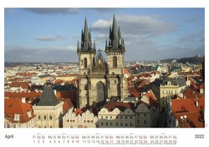 Prag 2022 - White Edition - Timokrates Kalender, Wandkalender, Bildkalender - DIN A4 (ca. 30 x 21 cm)