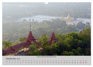 Myanmar 2024 (Wandkalender 2024 DIN A3 quer), CALVENDO Monatskalender
