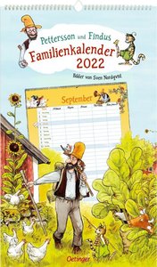 Pettersson und Findus Familienkalender 2022