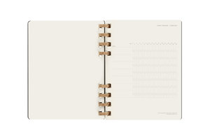 Moleskine 12 Monats Life Kalender Mit Spiralbindung 2023 XL, Wochen-Monatskalender, Hard Cover, Remake Midnight