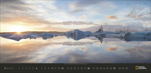 Die Lichter des Nordens Panorama National Geographic Kalender 2022