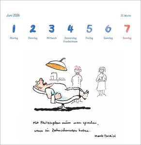 Helme Heine: Philosophisches Premium-Postkartenkalender 2026