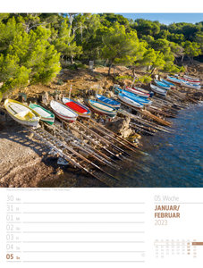 Rund ums Mittelmeer - Wochenplaner Kalender 2023