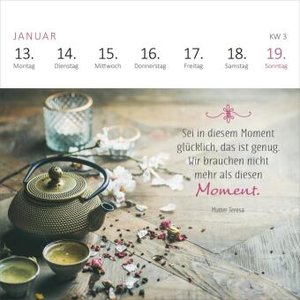 Mini-Wochenkalender Achtsamkeit für dich 2025