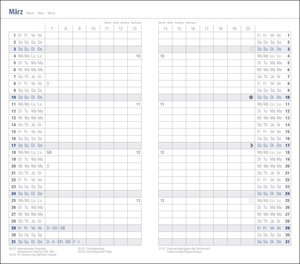 Leporello Kalender 2024. Schwarzer Terminkalender 2024. Kalender mit herausnehmbarem Adressbuch und hochwertiger Kunststoffhülle. Viersprachiger Taschenkalender zum Planen von Terminen.