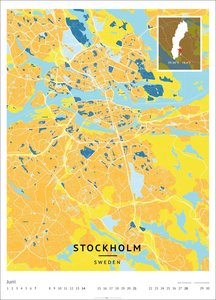 Map Art Kalender 2026