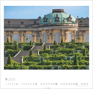 Ein Spaziergang durch Preußische Schlösser und Gärten Kalender 2026