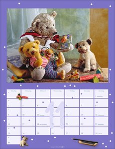 Teddybären Kalender 2026