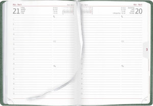 Buchkalender Nature Line Pine 2025 - Taschen-Kalender A5 - 1 Tag 1 Seite - 416 Seiten - Umwelt-Kalender - mit Hardcover - Alpha Edition