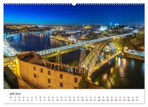 Lichter der Stadt (Wandkalender 2024 DIN A2 quer), CALVENDO Monatskalender