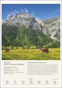 Wanderlust Wochen-Kulturkalender 2024. Fotokalender mit den schönsten Wanderwegen Deutschlands und Europas. Informativer Kalender mit Touren-Beschreibungen