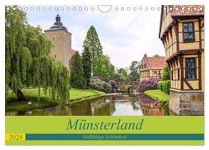 Münsterland - Vielfältige Schönheit (Wandkalender 2024 DIN A4 quer), CALVENDO Monatskalender