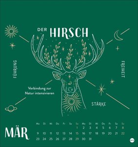 Krafttiere Postkartenkalender 2026