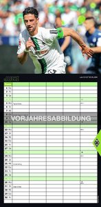 Borussia Mönchengladbach 2024 - Familien-Planer - Fan-Kalender - Fußball-Kalender - 22x45 - Sport