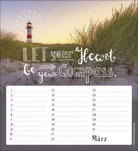 Geburtstagskalender Im herzen barfuß
