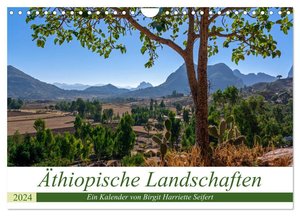 Äthiopische Landschaften (Wandkalender 2024 DIN A4 quer), CALVENDO Monatskalender