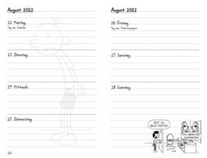 Gregs Tagebuch - Schülerkalender 2022/2023