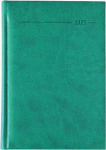 Zettler - Buchkalender Tucson 2025 türkis, 15x21cm, Taschenkalender im Tucson Einband mit 352 Seiten, 7 Tage auf 6 Seiten, Adressteil, Monats- und Jahresübersicht und internationales Kalendarium
