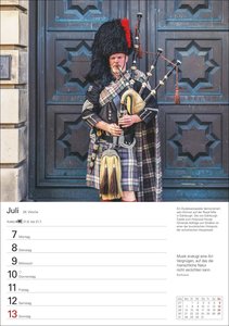 Schottland Wochenplaner 2025 - 53 Blatt mit Zitaten und Wochenchronik