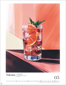 Cocktails Posterkalender 2026