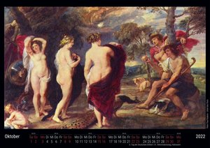Peter Paul Rubens 2022 - Black Edition - Timokrates Kalender, Wandkalender, Bildkalender - DIN A3 (42 x 30 cm)