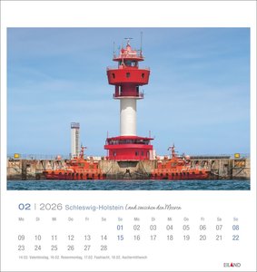 Schleswig-Holstein Postkartenkalender 2026