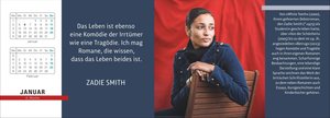 Der literarische Tischplaner  2026 - Wochenkalender mit Zitaten und Biografien ausgewählter Autorinnen und Autoren