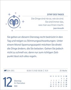 Widder Sternzeichenkalender 2026